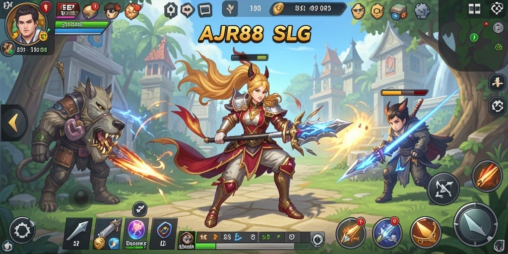 Tampilan gameplay menarik dari AJR88 yang penuh strategi.