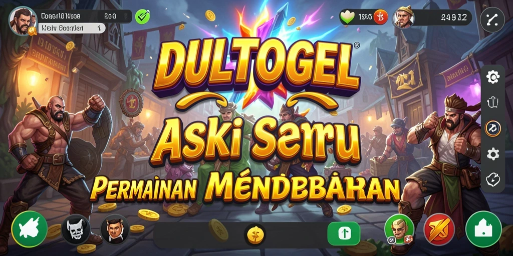 Tampilan gameplay seru dalam DULTOGEL dengan aksi mendebarkan.