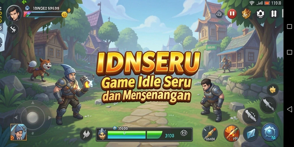 Tampilan gameplay seru dan menarik dari IDNSERU.