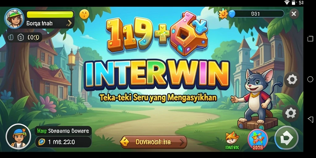 Gameplay INTERWIN yang seru dan penuh warna.