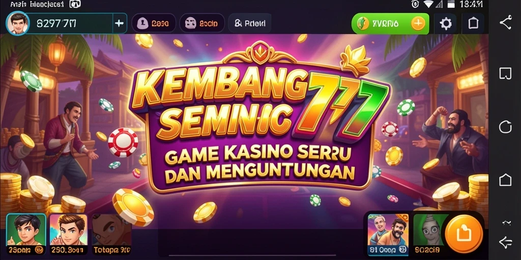 Tampilan menarik dari gameplay Kasino KEMBANG777 yang mengasyikkan.