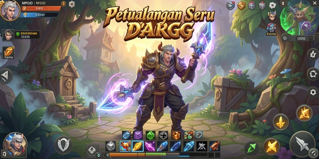 Screenshot gameplay MPOID menampilkan aksi pertempuran yang menegangkan dan karakter yang kuat.
