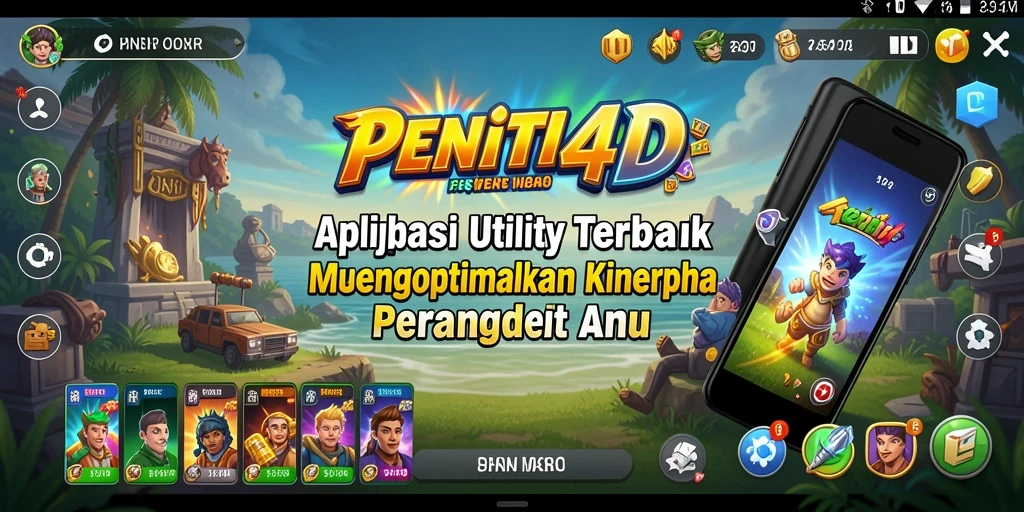 Tampilan antarmuka utama PENITI4D yang sederhana dan fungsional.