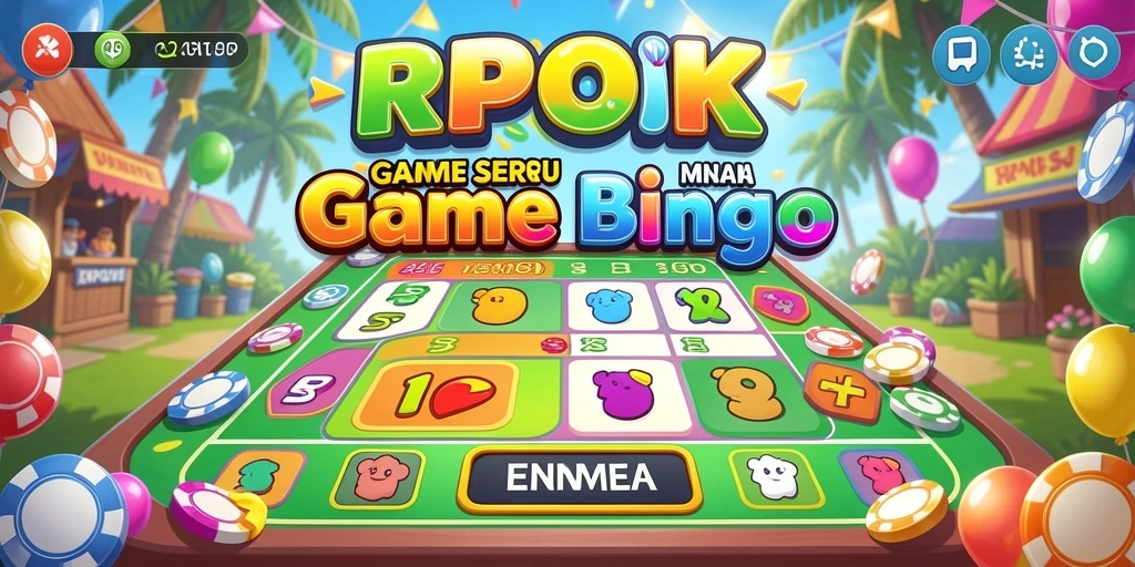 Tampilan utama gameplay RPOK dalam permainan Bingo yang seru.