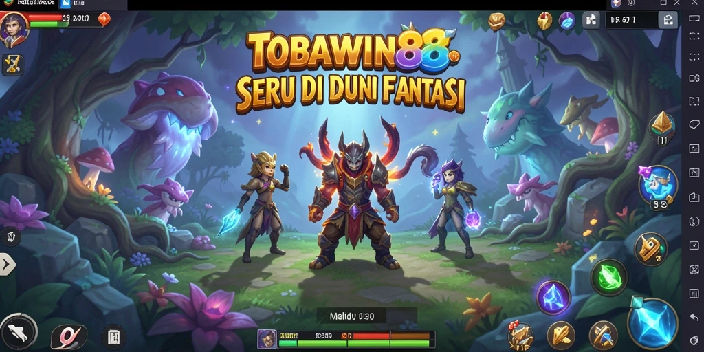 Gameplay seru dalam dunia petualangan TOBAWIN88.