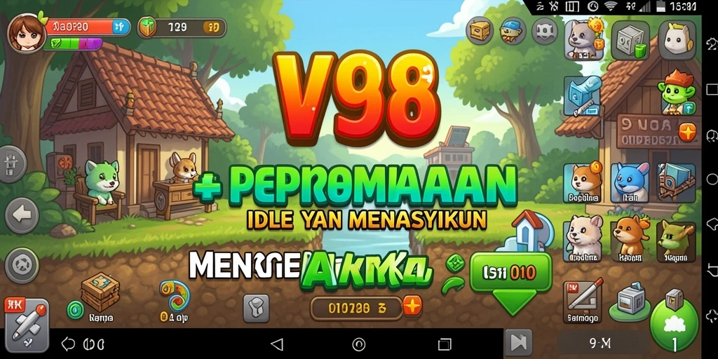 Tangkapan layar menunjukkan karakter aktif dalam gameplay Idle yang mengasyikkan.